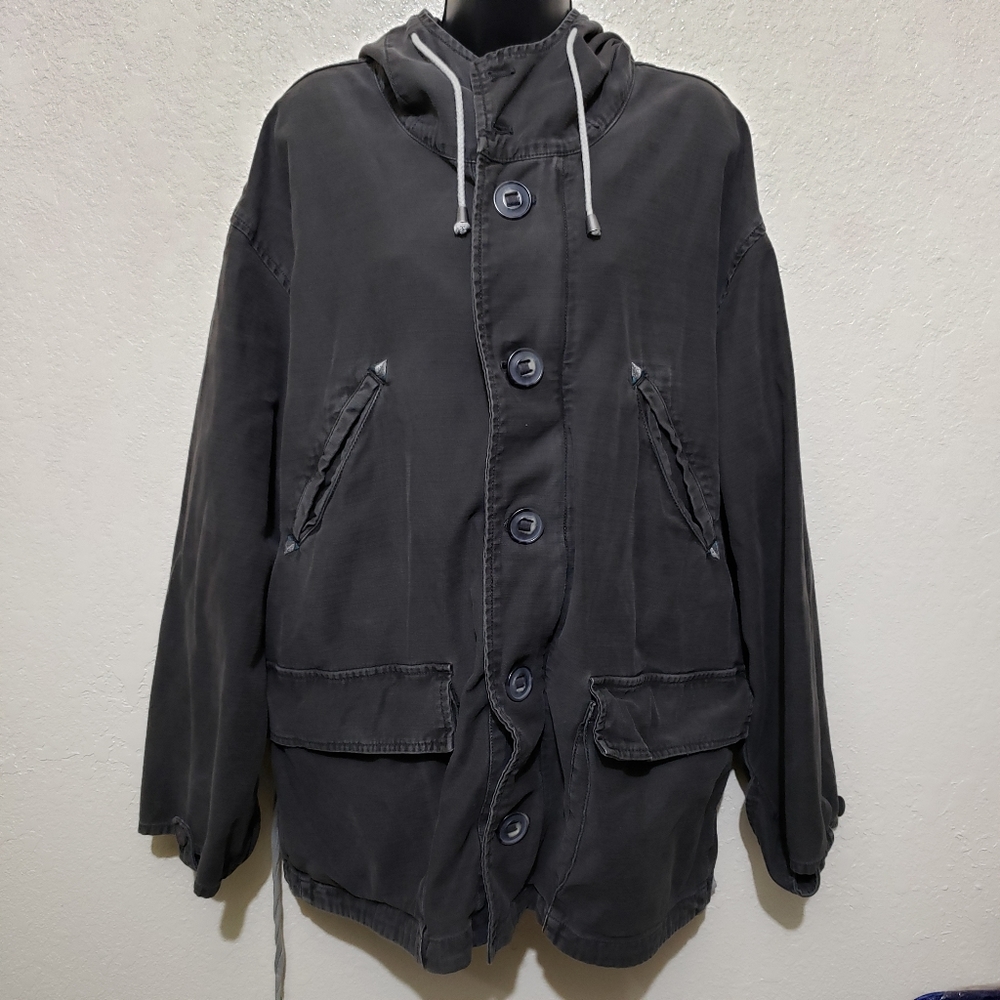 Free people charcoal  utility style jacket